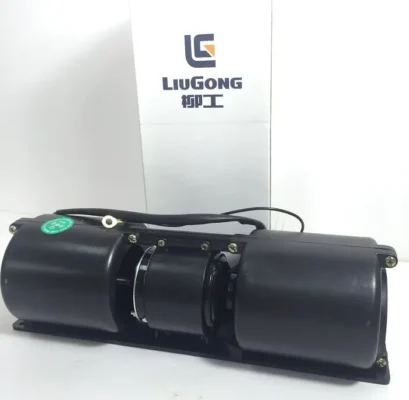 quạt giàn lạnh máy xúc lật